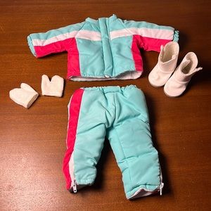 Snow suit boots & mittens